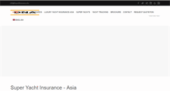 Desktop Screenshot of dnayachtinsurance.asia