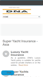 Mobile Screenshot of dnayachtinsurance.asia