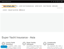 Tablet Screenshot of dnayachtinsurance.asia